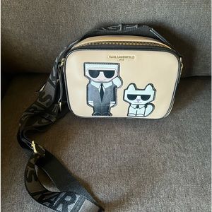 Karl Lagerfeld Camera Crossbody Purse NWT